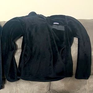 PATAGONIA black Re-Tool Snap-t pullover, sz large